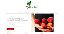 Desktop Screenshot of heartbeetchef.com