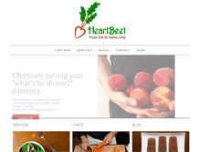 Tablet Screenshot of heartbeetchef.com